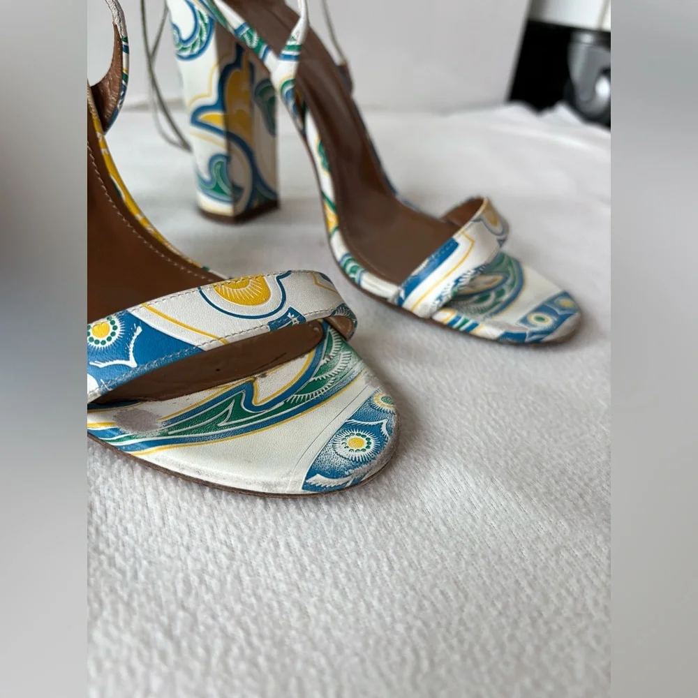 Aquazzura Tie-up ‘Lily’ Sandals - Picture 4 of 9